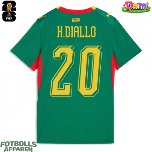 Senegal Habib Diallo #20 Bortatröja Kvinnor VM 2026 Kortärmad